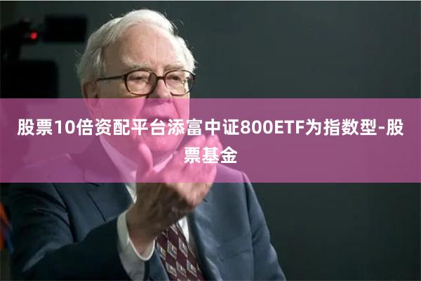股票10倍资配平台添富中证800ETF为指数型-股票基金