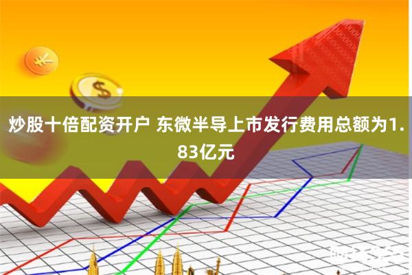 炒股十倍配资开户 东微半导上市发行费用总额为1.83亿元